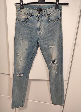 .👖 джинсы saint laurent paris by hedi slimane (d02 skinny, 2015)