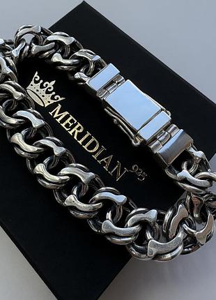 Серебряный браслет meridian 925 пробы 4102к