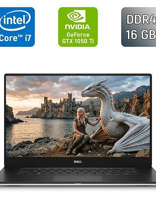 Игровой ноутбук dell xps 15 9570 / 15.6" (1920x1080) ips / intel core i7-8750h (6 (12) ядер по 2.2 - 4.1 ghz) / 16 gb ddr4 / 512