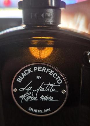 Снятый guerlain black perfecto edp 100 мл. крутая кожаная вишня. оригинал! первый выпуск 2017
