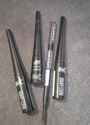Подводка lovit и карандаш maybelline express brown