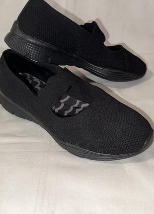 Туфлі -мокасини , текстиль *skechers air-cooled memory foam wide fit* р.41 (27.00)