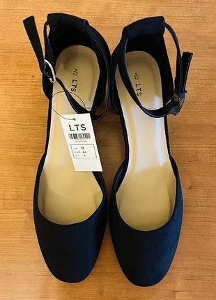 Босоніжки замшеві британського бренду long tall sally, 42 розмір