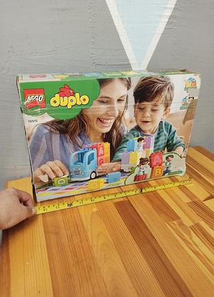 Конструктор lego duplo вантажівка з абеткою,