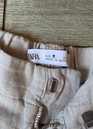 Лляні брючки  zara 3