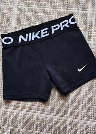 Спортивные шорты на девочку nike pro dri fit