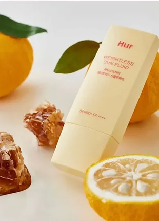 House of hur - weightless sun fluid spf 50+ pa++++ - легкий сонцезахисний флюїд для обличчя - 50ml
