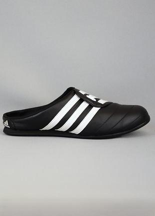 Клоги adidas 017104 шкіряні клоги мюли шльопанці сандалі босоніжки тапки тапочки оригінал 38-39 р/24.5 см      crocs nike puma ecco teva  hoka
