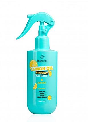 Соляний спрей для волосся bogenia lemon oil & sea salt spray 220 мл
