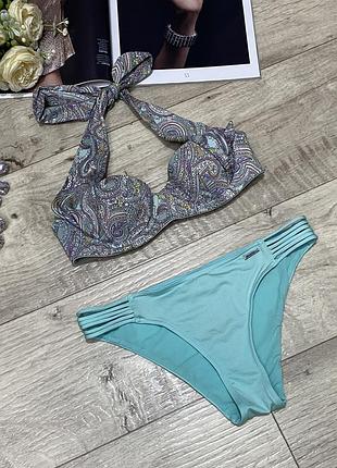 Сборный раздельный голубой купальник h&m/banana moon, р.xxs-xs