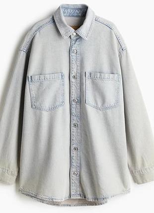 Джинсова жіноча  сорочка h&m