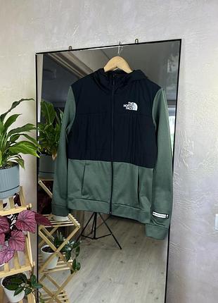 Гібридна куртка the north face ma insulated jacket хакі/чорна