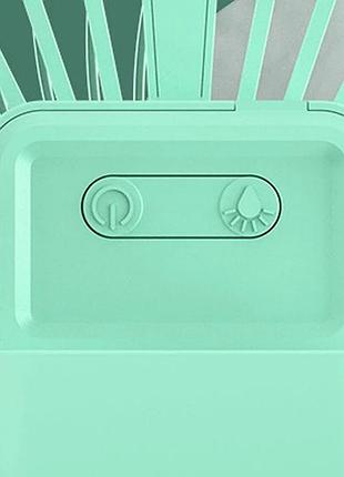 Портативный вентилятор аккумуляторный с кольцевой лампой breeze silent fan беспроводной, 3 режима, регулировка
