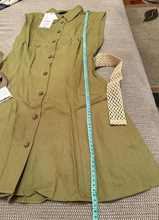 Zara сукня нова. льон 6