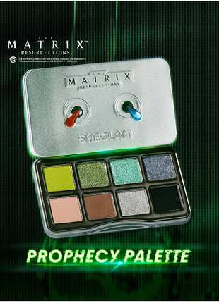 Палетка теней для век the matrix resurrections sheglam prophecy palette (6174)