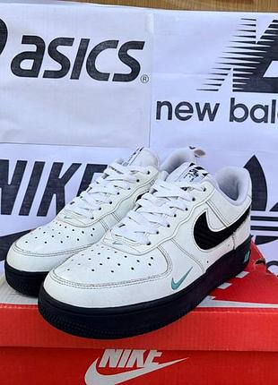 Кросівки nike air force 1 07 lv8 carbon fiber шкіряні