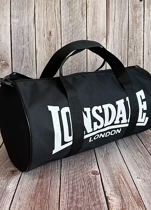 Спортивная женская фитнес сумка тубус lonsdale, сумка бочонок для тренировок лонсдейл