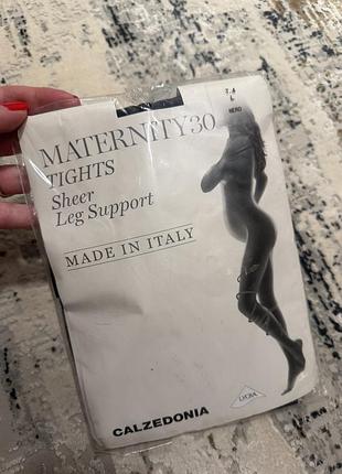 Колготки для вагітних calzedonia maternity 30 den, нові, розмір l