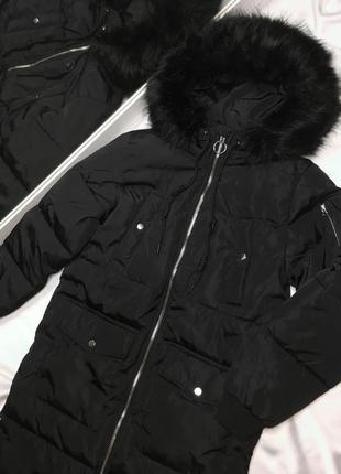 Зимний тёплый новый пуховик куртка размер м4 фото