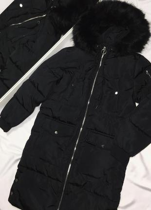 Зимний тёплый новый пуховик куртка размер м2 фото