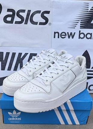 Кросівки adidas forum bold шкіряні на високій підошві nike кеди