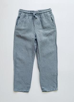 Легкі літні брюки для хлопчика zara сірого кольору розмір 110