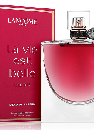 Lancôme la vie est belle l'elixir, розпивши оригінальної парфумерії