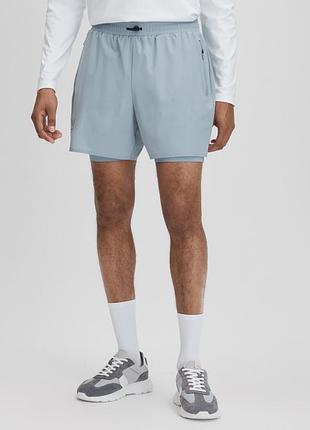 Reiss castore 2 in 1 шорты мужские с лосинами коллаборация тайтсы nike оригинал.
