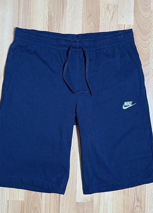 Мужские синие шорты nike р.l