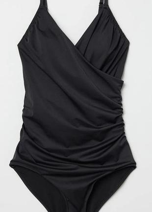 Купальник жіночий суцільний h&m чорний 46 р.