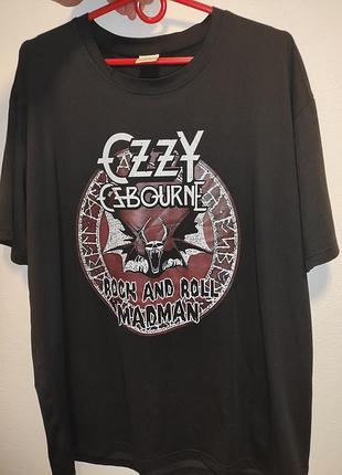 Стильная сток фирменная футболка ozzy osbourne rock and roll madman.хл-2хл.
