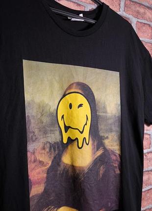 Футболка mona lisa smiley world c&amp;a