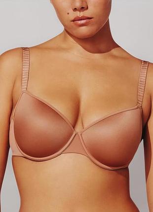 Бюстгалтер гладенькій на тонкому поролоні thir❤️dlove t-shirt bra