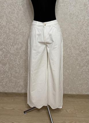 Джинси wide leg із середньою посадкою