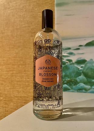 Рідкість знятість the body shop japanese cherry blossom суцвіття 🪷 вишні  🍒 парфумований міст спрей для тіла перша формула аромату франція