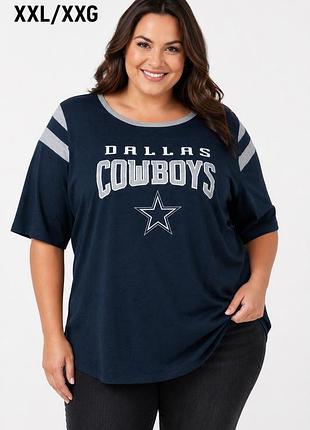 Жіноча футболка dallas cowboys nfl g-iii 4her team apparel xxl темно-синя
