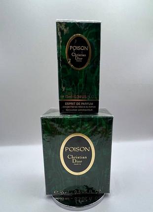 Rare! vintage! christian dior poison esprit de parfum (15 мл и 10 мл) - новые в слюде