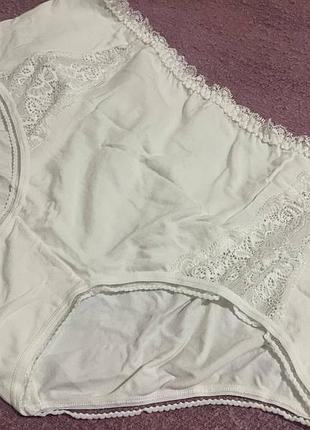 Трусики женские 4xl белые, персиковые