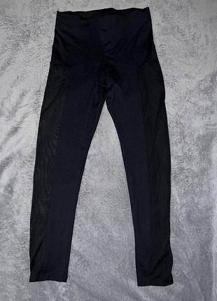 Черные лосины zara