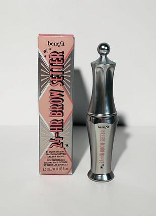 Гель для брів benefit 24 hour brow setter clear brow gel, обʼєм 3,5 мл