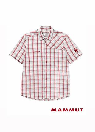 Чоловіча сорочка mammut у клітинку | outdoor / hiking | розмір m | стан ідеальний