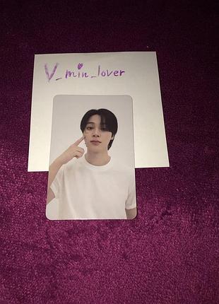 Bts jimin офіційна колекційна лакі карта чімін