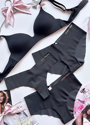 Комплект victoria's secret набор набір бра бюст ліф бюстгальтер білизна вікторія сікрет белье виктория сикрет