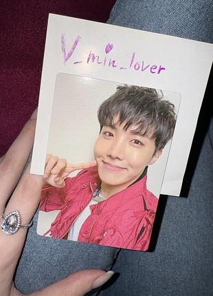 Bts j-hope офіційна колекційна карта хосок