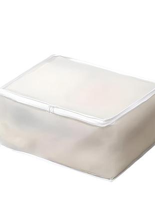 Коробка для хранения stenson r94647 большой формат 60×45×30 см, белая