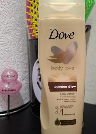 Лосьон dove для тіла сяйво літо