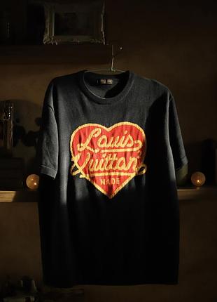 Оригінальна чоловіча футболка louis vuitton × nigo ❤️, розмір l