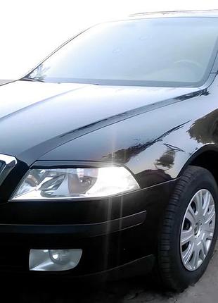 Ветровики liftback (4 шт, hic) для skoda octavia ii a5 2010-2013 гг