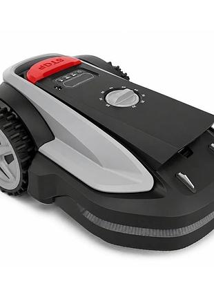 Газонокосилка-робот gtm rlm800/18v 20в, до 800 м², ширина 18 см, с видеонавигацией и зарядной станцией