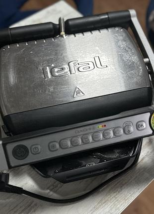 Електрогриль tefal optigrill+ gc712d34